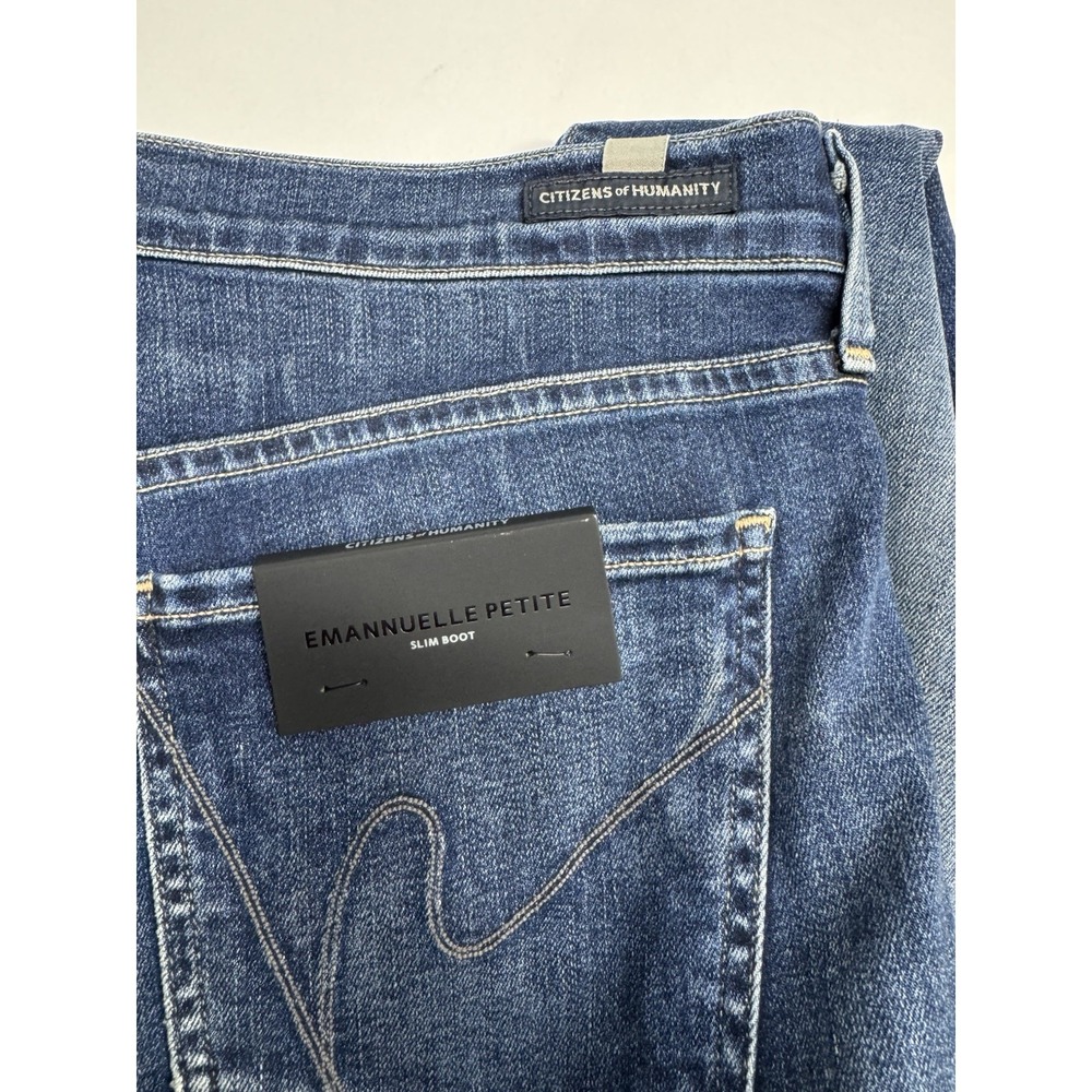 Citizens of Humanity Jeans Emmanuelle Slim Boot Womens 32 Blue Dark Wash‎ - Picture 13 of 16